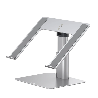 استند نگهدارنده لپ تاپ بیسوس مدل Baseus Metal Adjustable Laptop Stand Silver LUJS000012