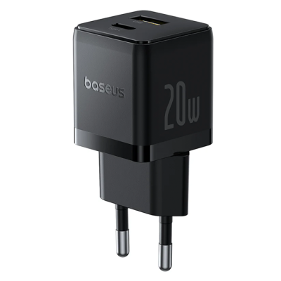 شارژر دیواری 20 وات C+U بیسوس مدل Baseus Palm Fast Charger P10111608113